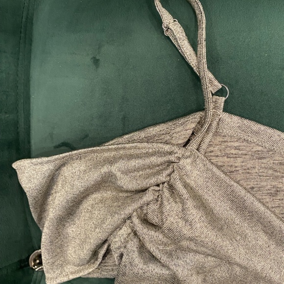 Cowl Neck Cami, Anthropologie, Silver, Size M - Picture 2 of 4